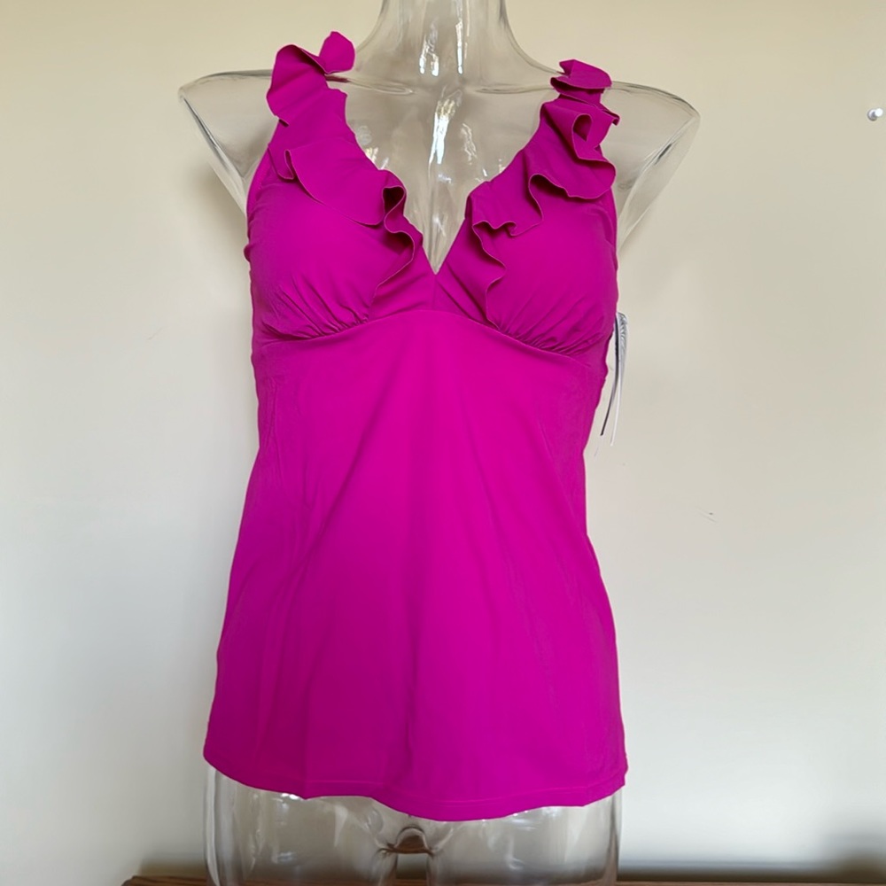 Christina Ruffle Tankini Top size 8